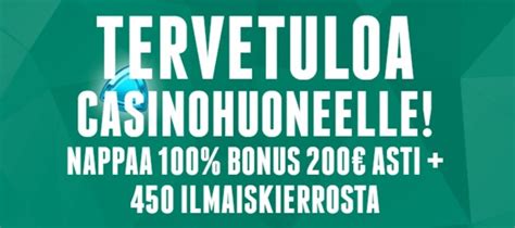 Casinohuone » 200€ Bonus & 450 ilmaiskierrosta › Kampanjat.
